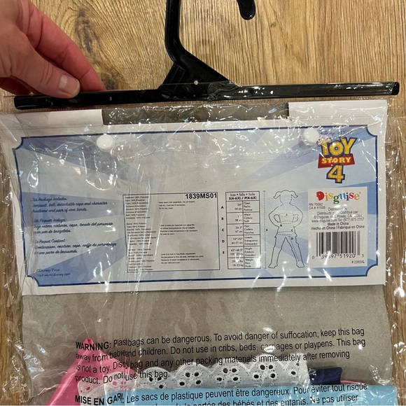 Disney Pixar Toy Story 4 Bo Peep Kids Costume - Size S 4-6X - Picture 2 of 11